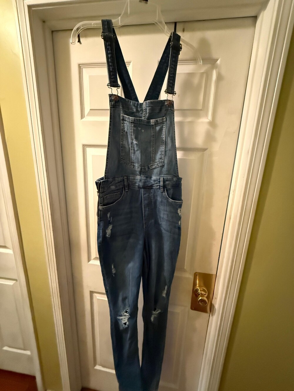 H&M Denim Overalls in Dark Blue